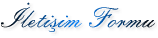 �leti�im Formu
